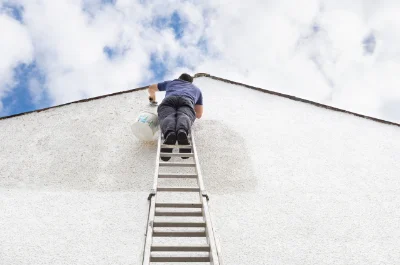 Peinture extérieure à Lauzès — façades et ravalement
